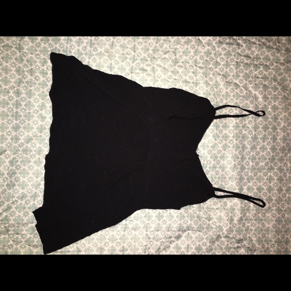 Lack flouncy tank top